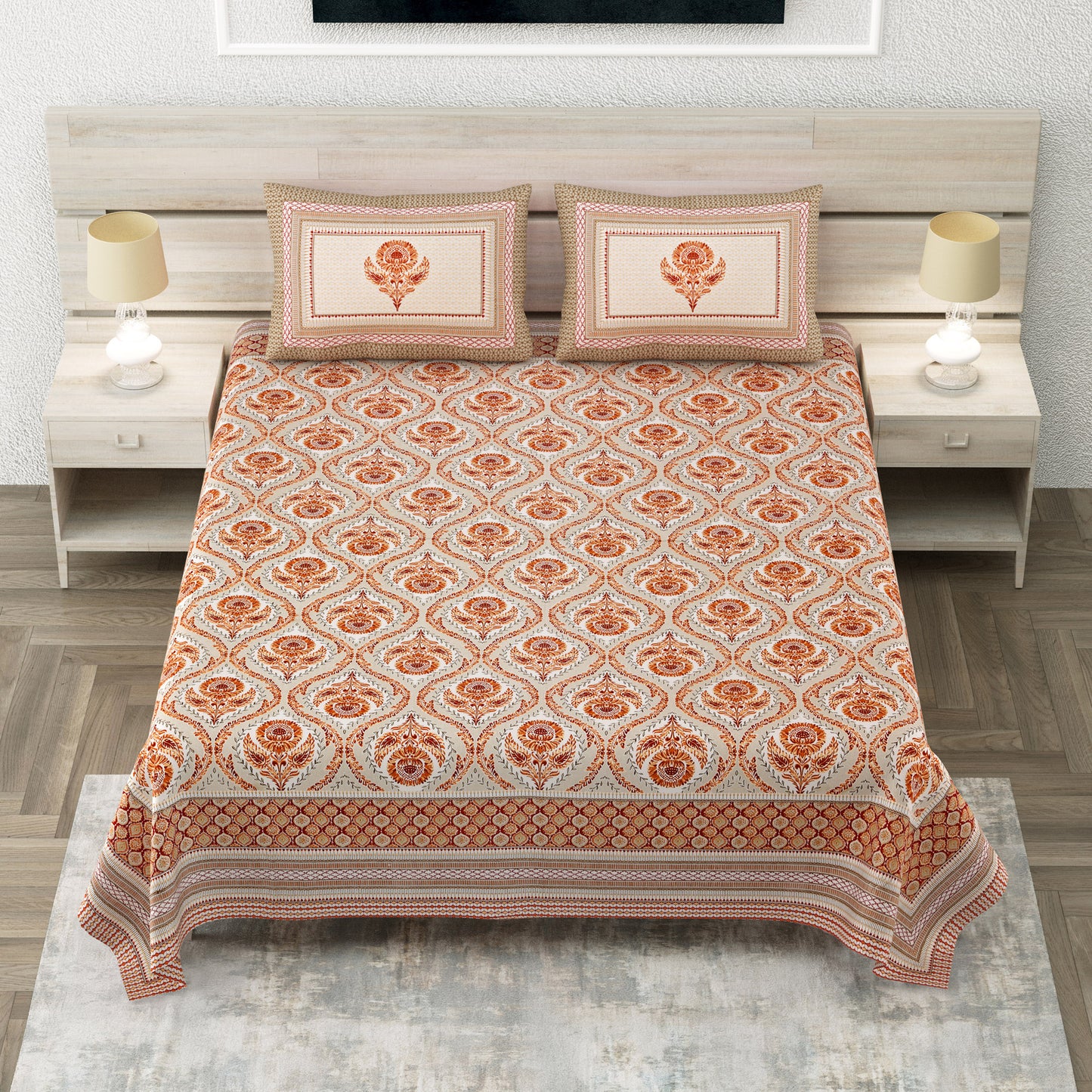 Meherbaan - King Size Bedsheet