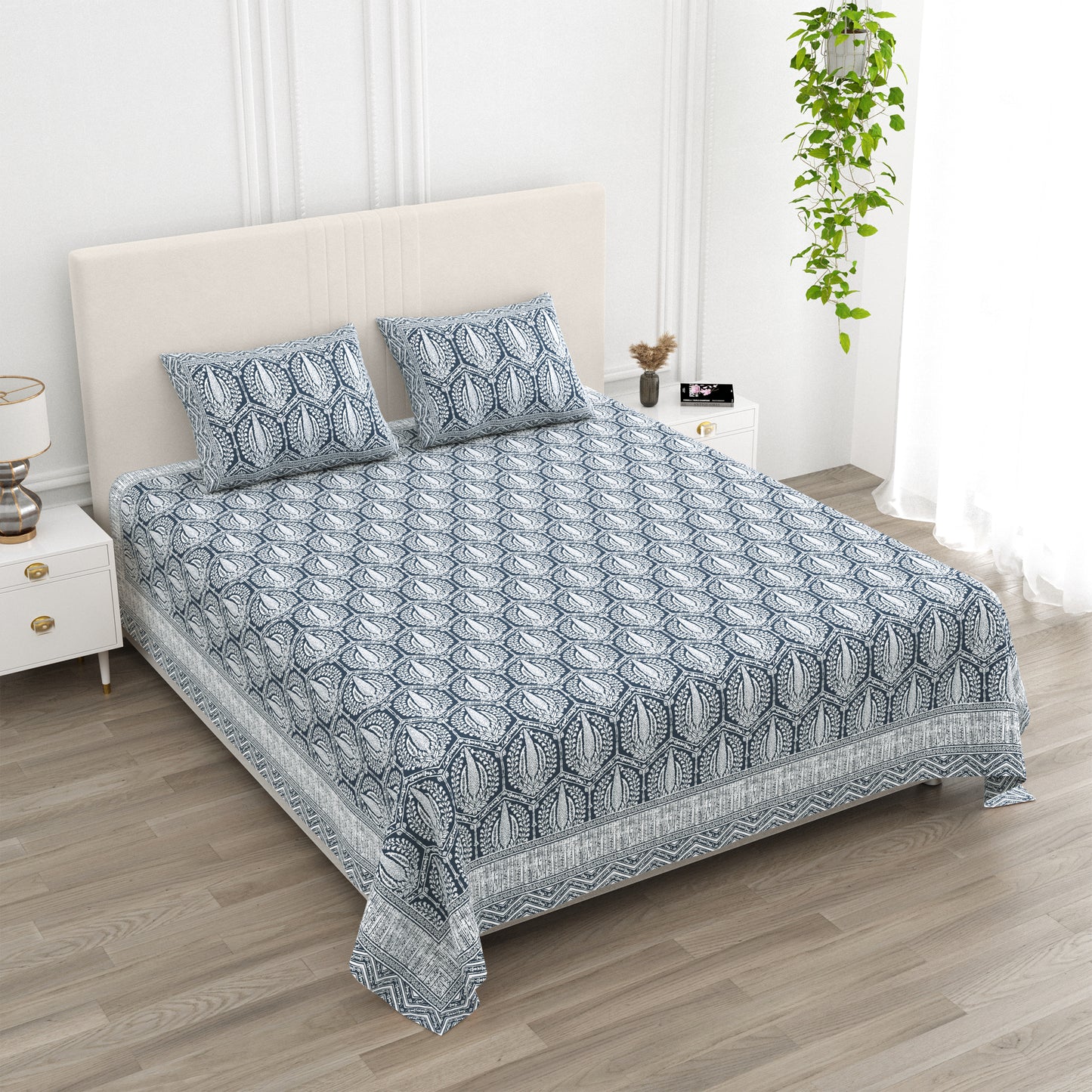 Palm Grove - King Size Bedsheet