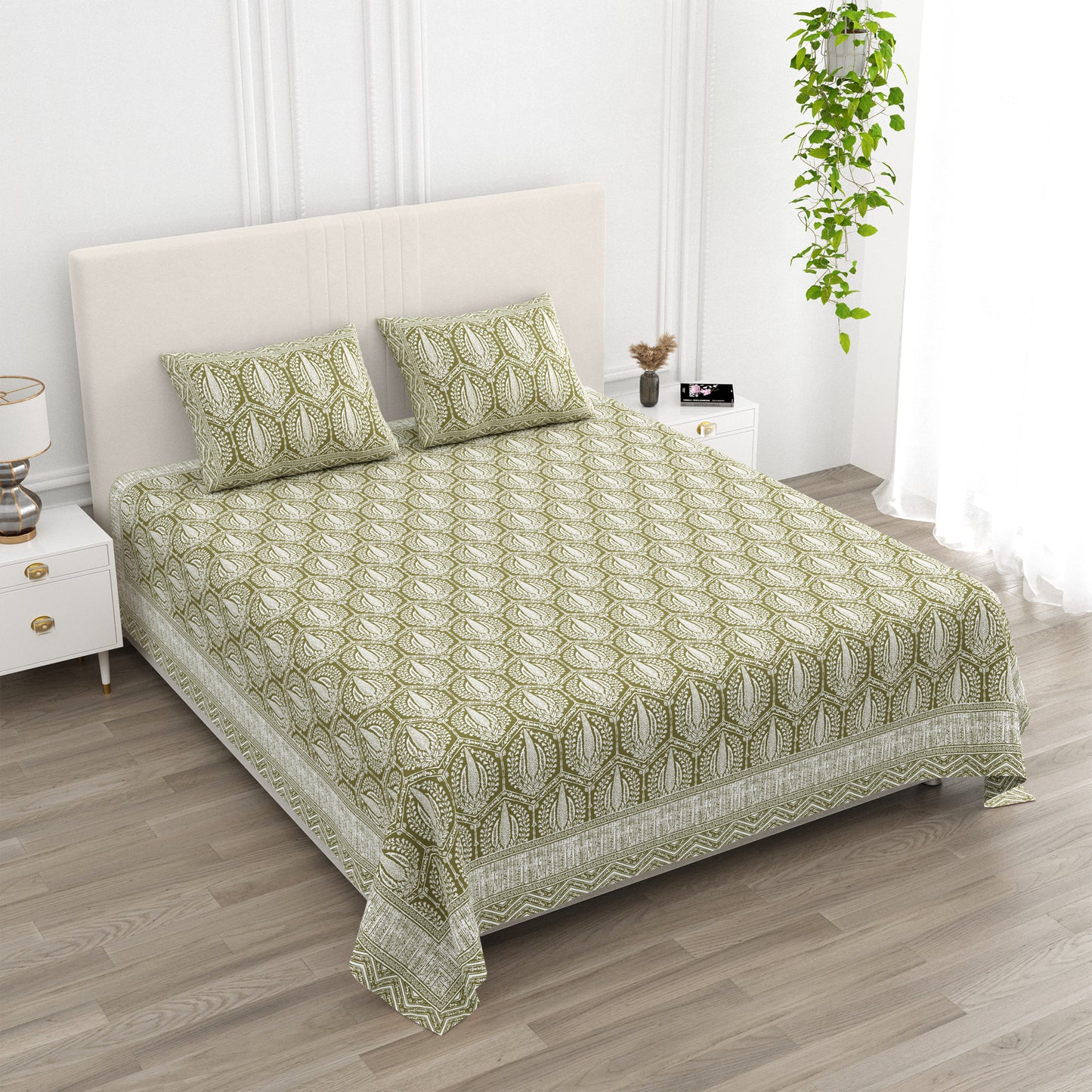 Palm Grove - King Size Bedsheet