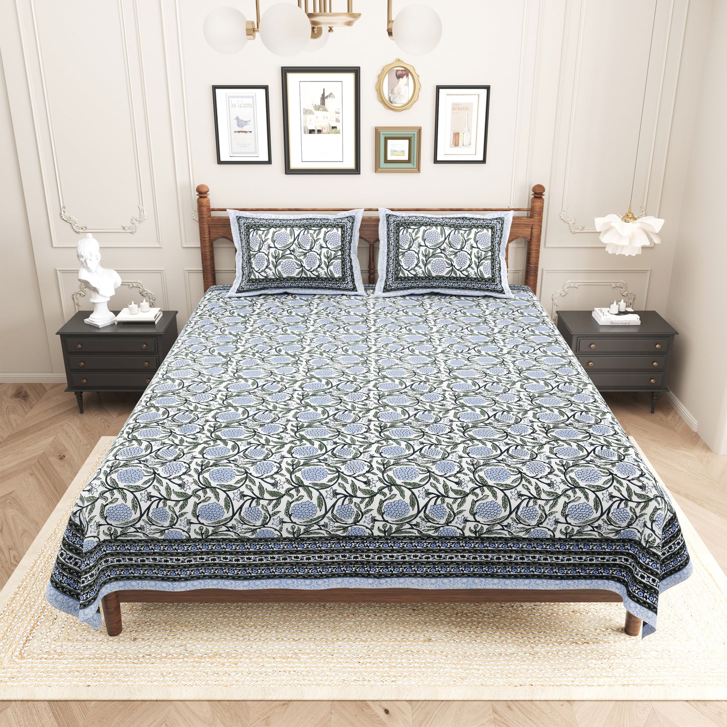 Aurora Sateen - King Size Bedsheet