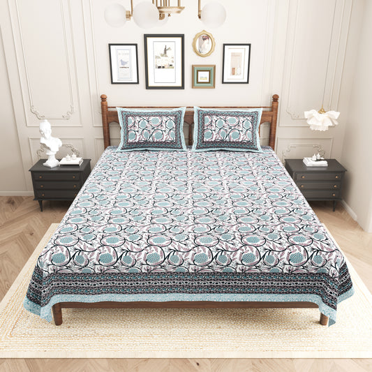 Aurora Sateen - King Size Bedsheet