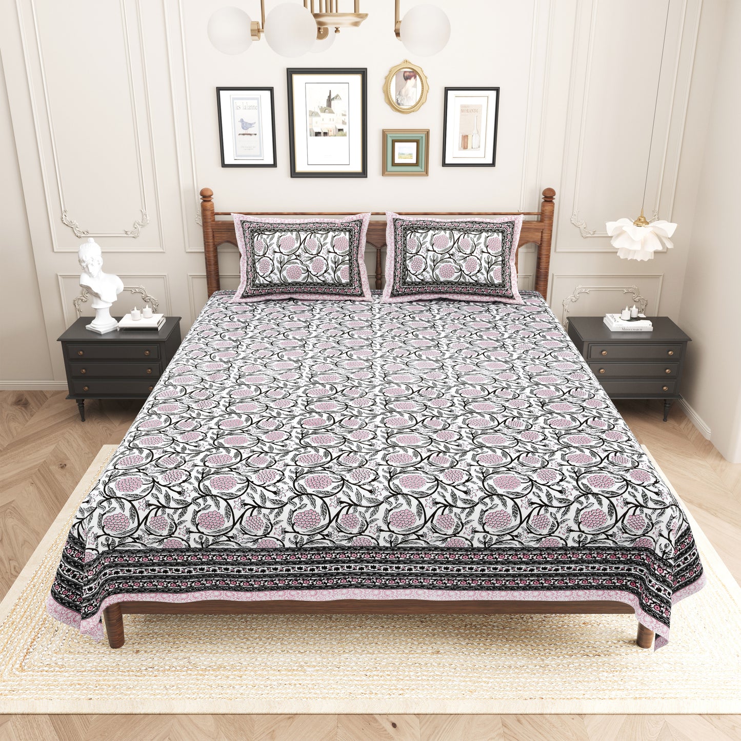 Aurora Sateen - King Size Bedsheet