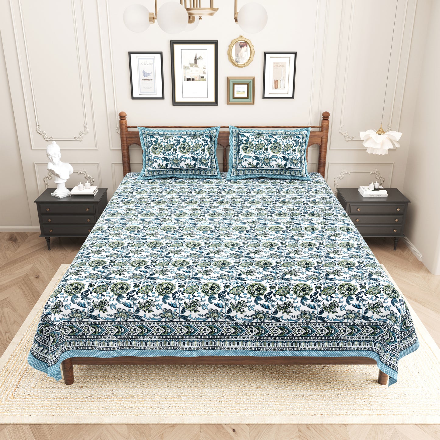 Zamindar Lue - King Size Bedsheet