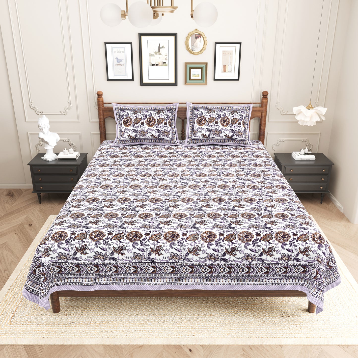 Zamindar Lue - King Size Bedsheet