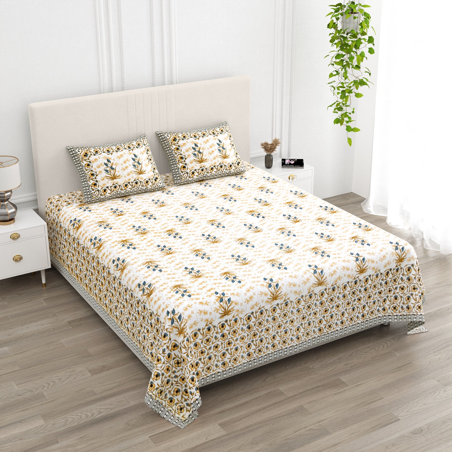 Botanic Bliss - King Size Bedsheet