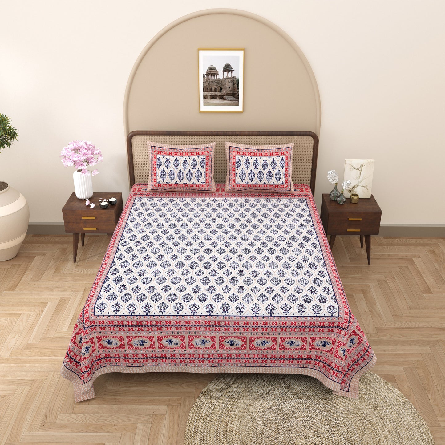 Palash Dream - Double bed Bedsheet