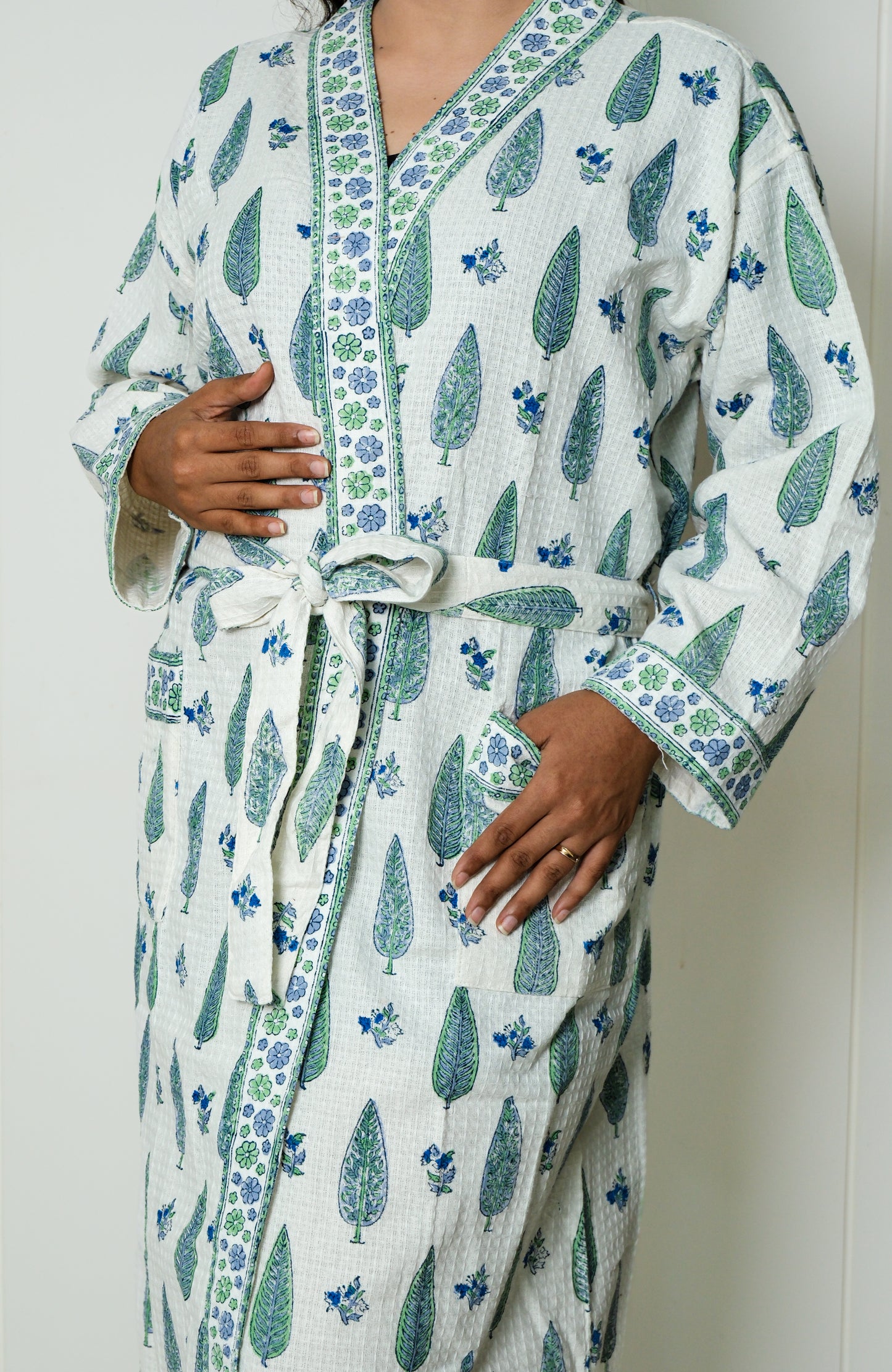 Forest Dew - Jaipuri Bathrobe