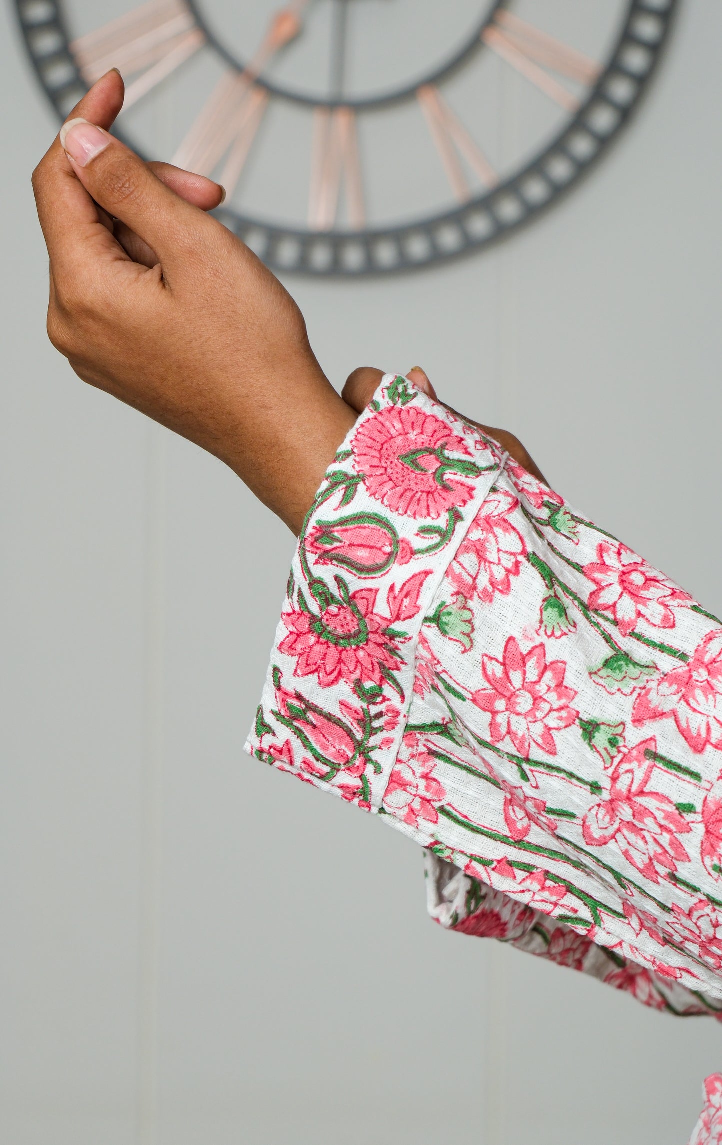 Lotus Garden - Jaipuri Bathrobe