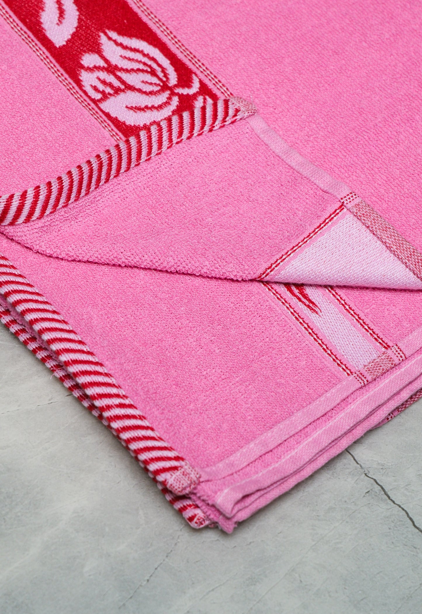 Rose Pink - Printed Towel