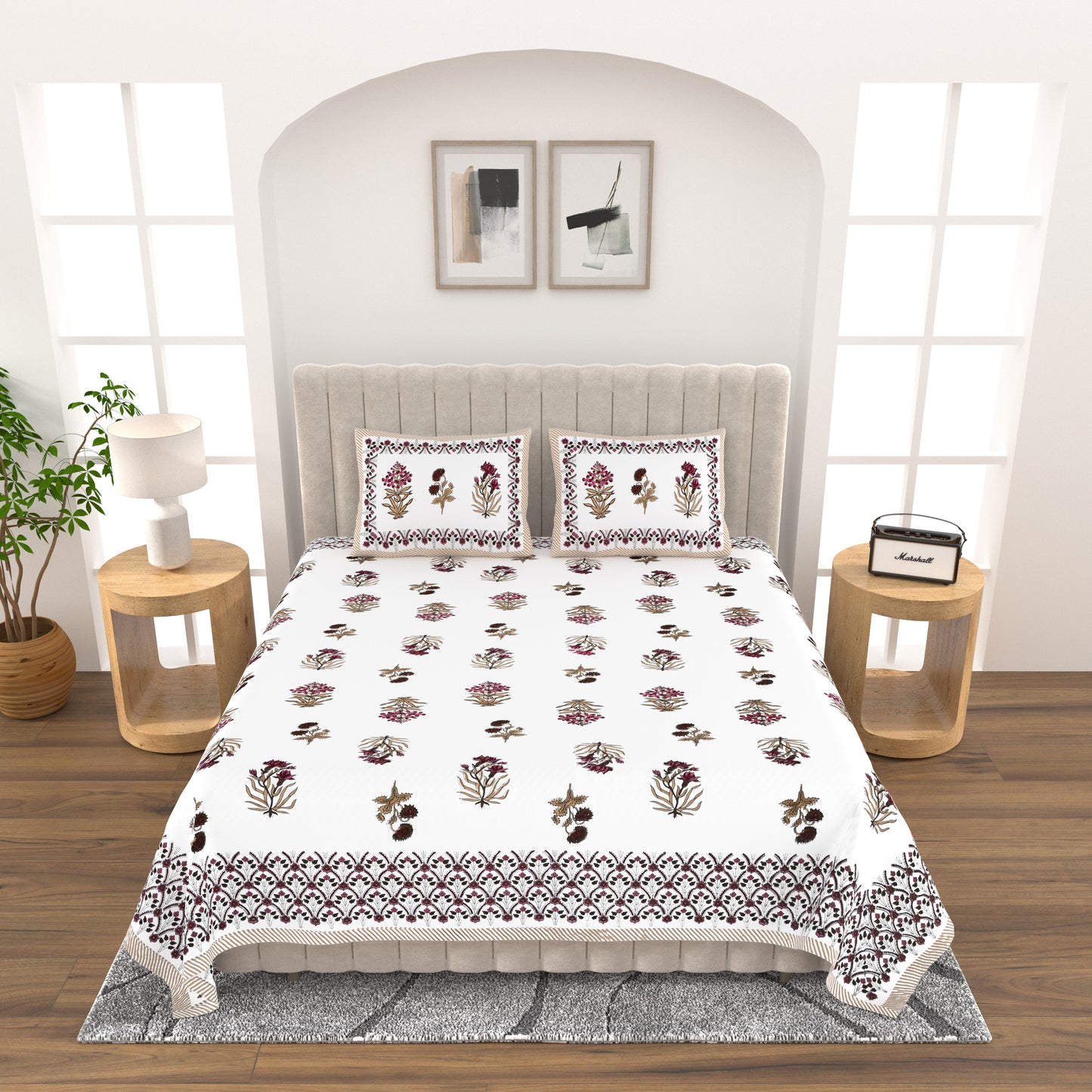 Skyrise - Double bed Bedsheet