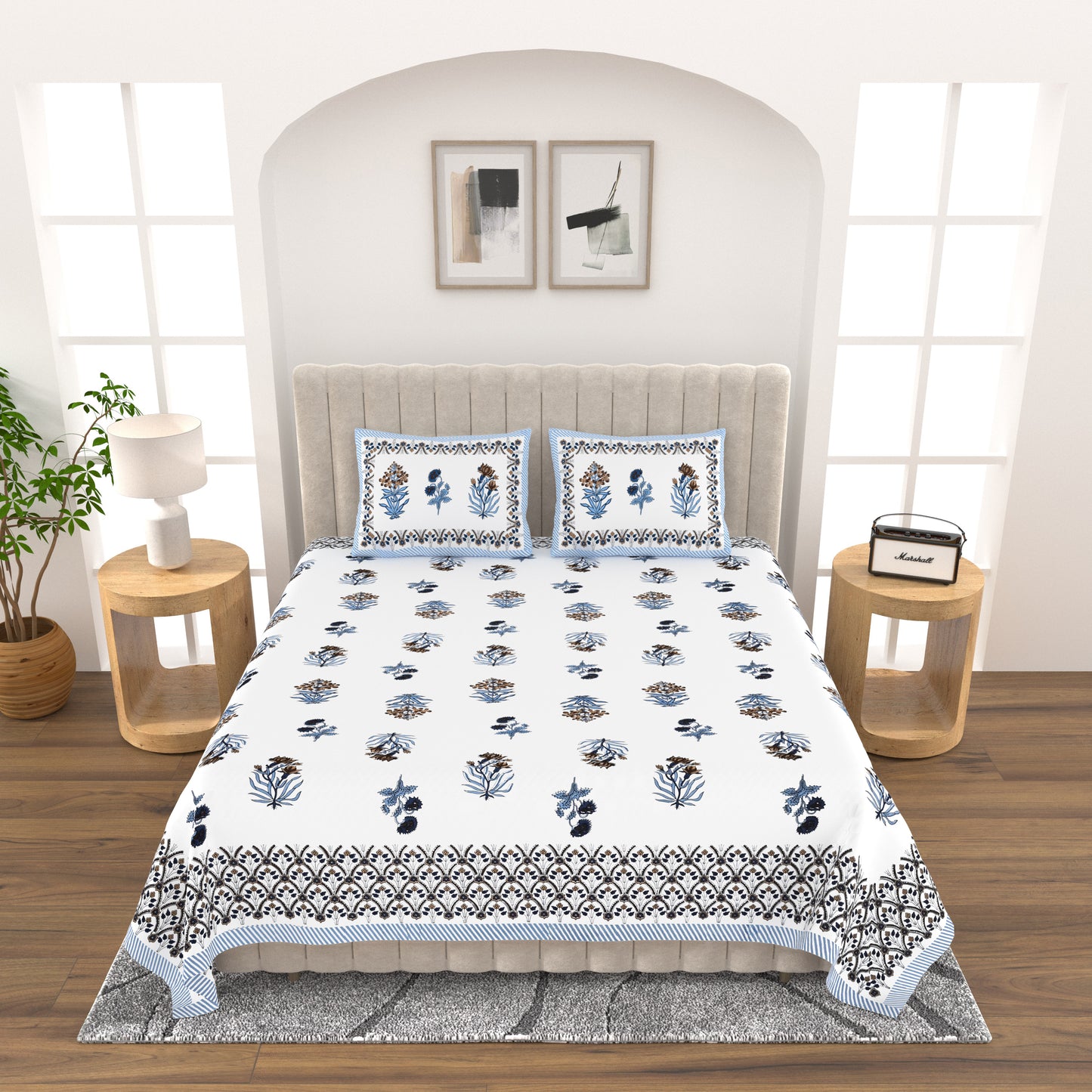 Skyrise - Double bed Bedsheet