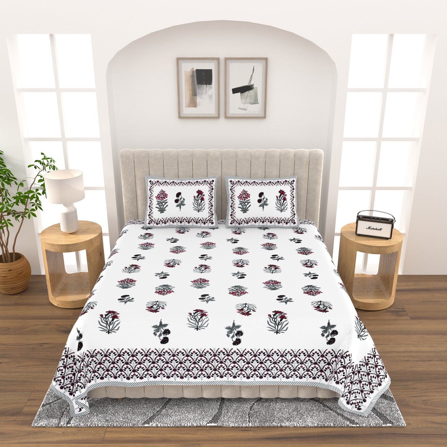Skyrise - Double bed Bedsheet