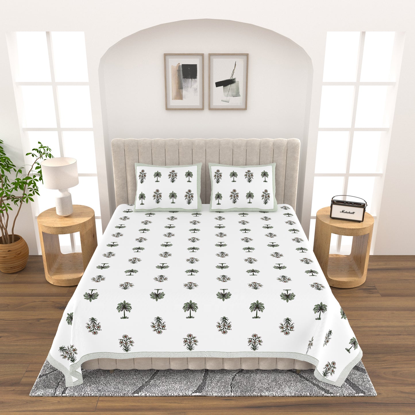 Cloud & Color - Double bed Bedsheet