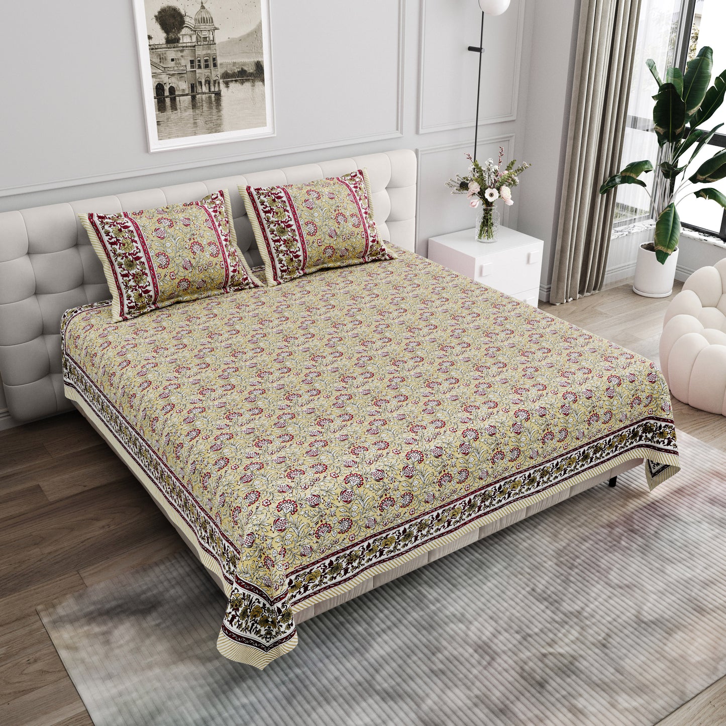 Ivory Layer - King Size Bedsheet