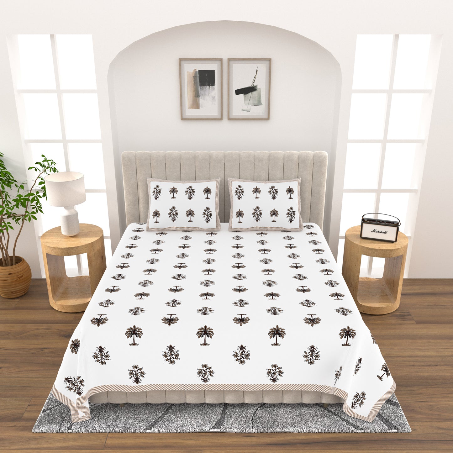 Cloud & Color - Double bed Bedsheet