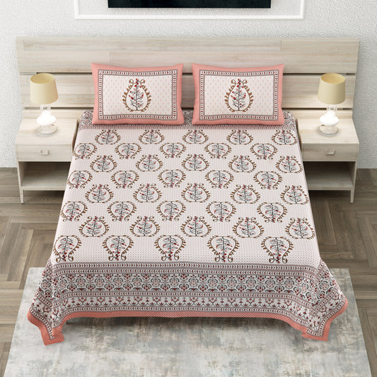 Parchinkari - King Size Bedsheet