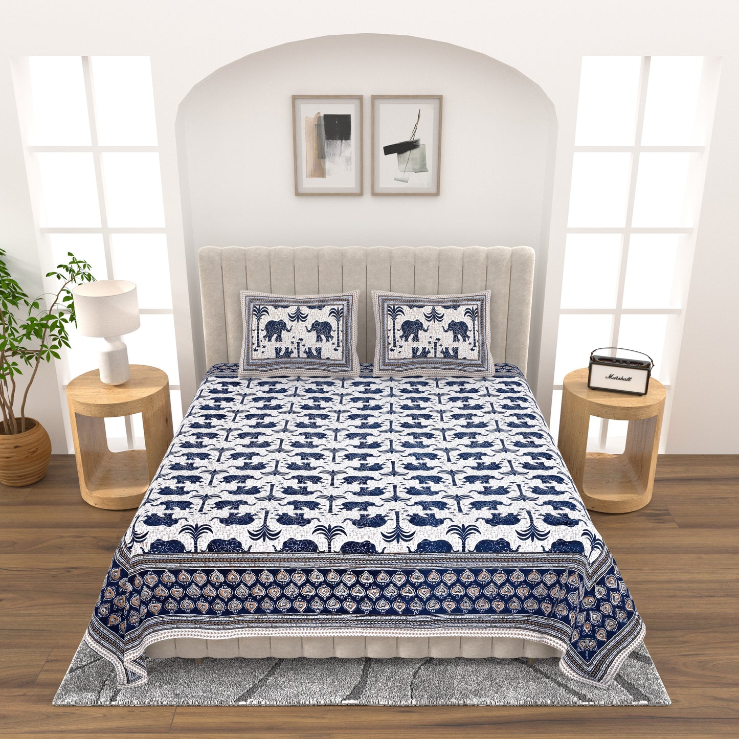 Dreambow - Double bed Bedsheet