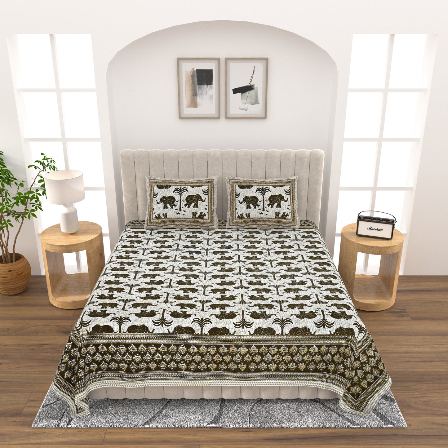 Dreambow - Double bed Bedsheet