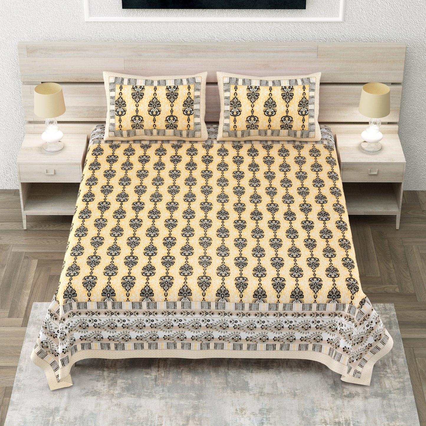 Mahal - King Size Bedsheet