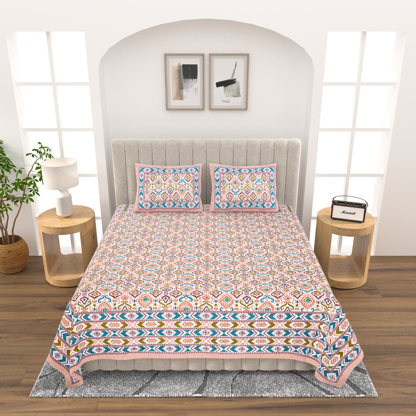 Aurora Drape - Double bed Bedsheet