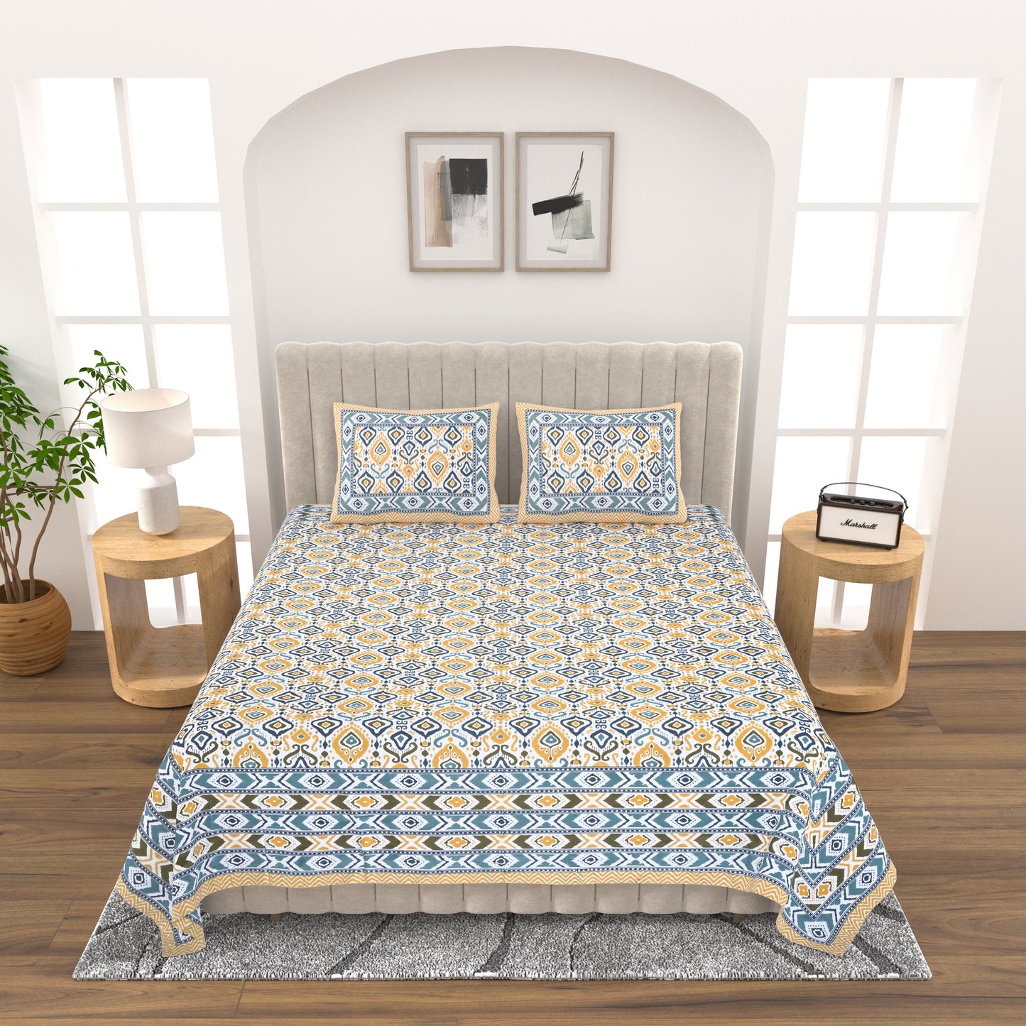 Aurora Drape - Double bed Bedsheet