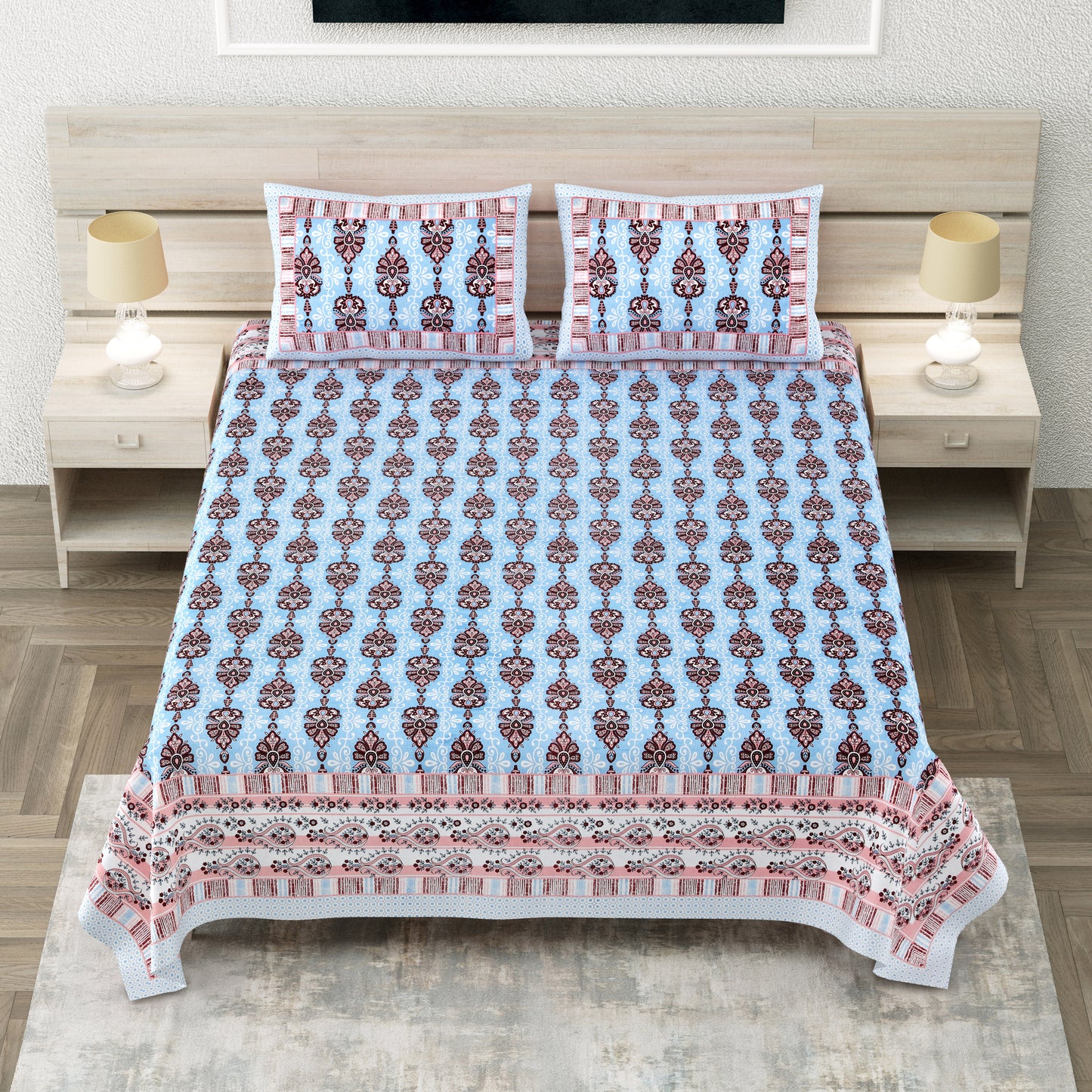 Mahal - King Size Bedsheet