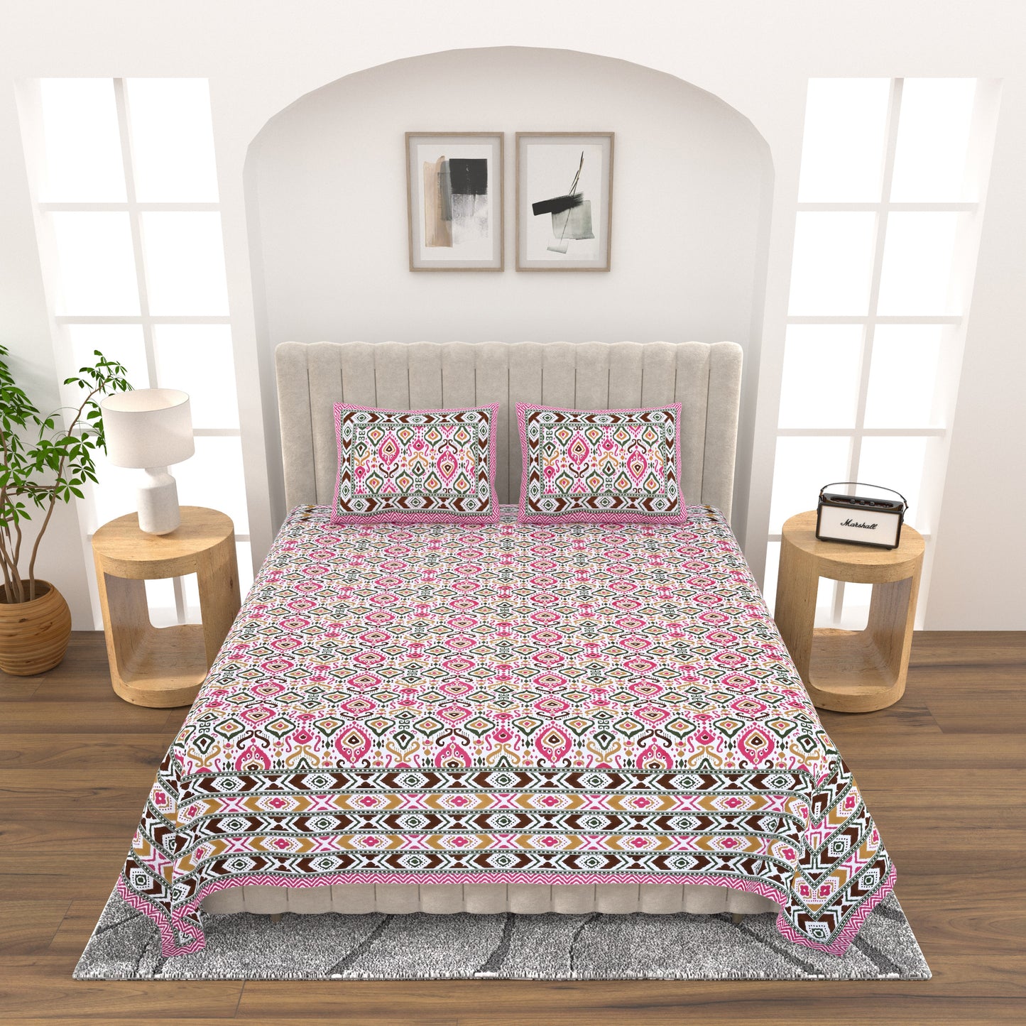 Aurora Drape - Double bed Bedsheet