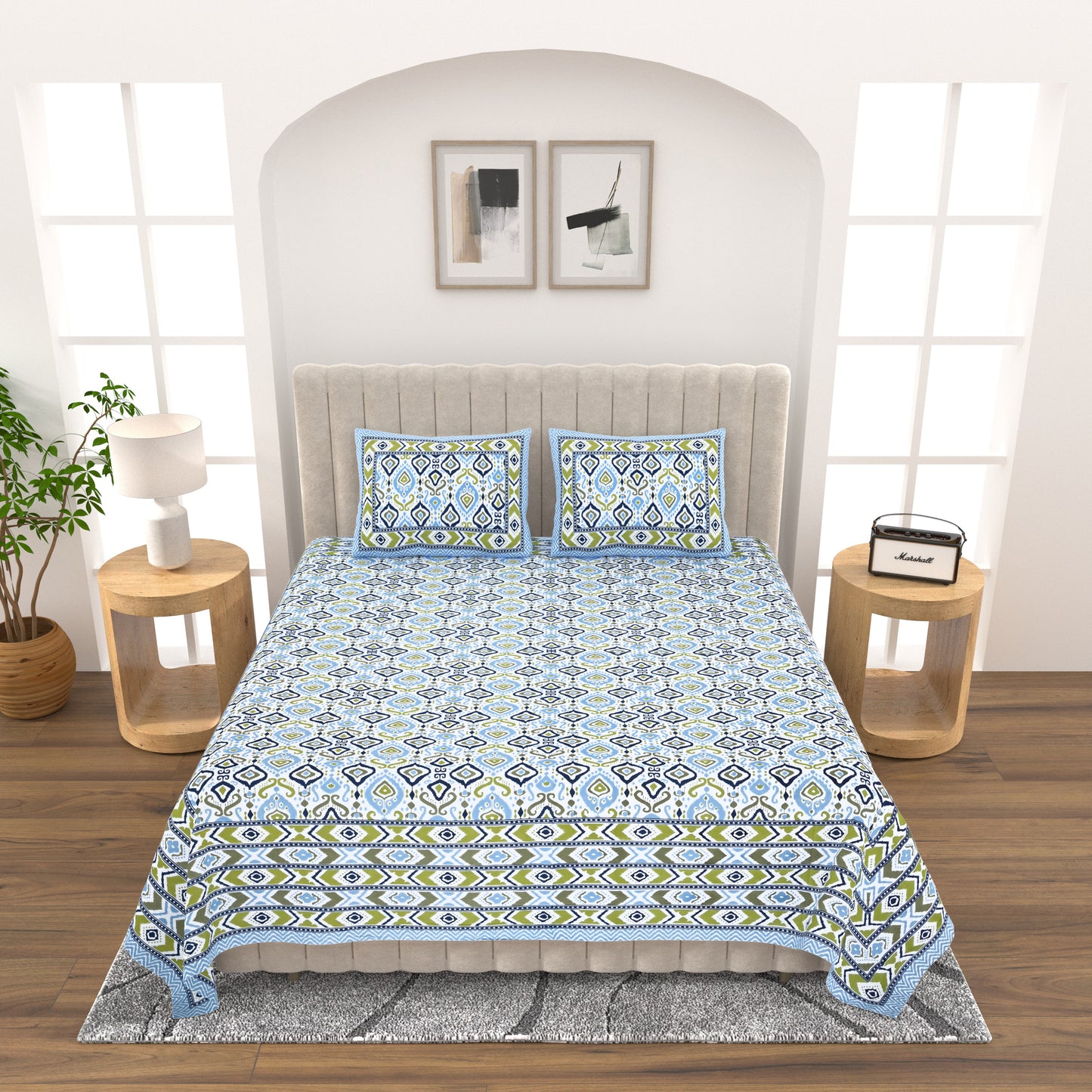 Aurora Drape - Double bed Bedsheet