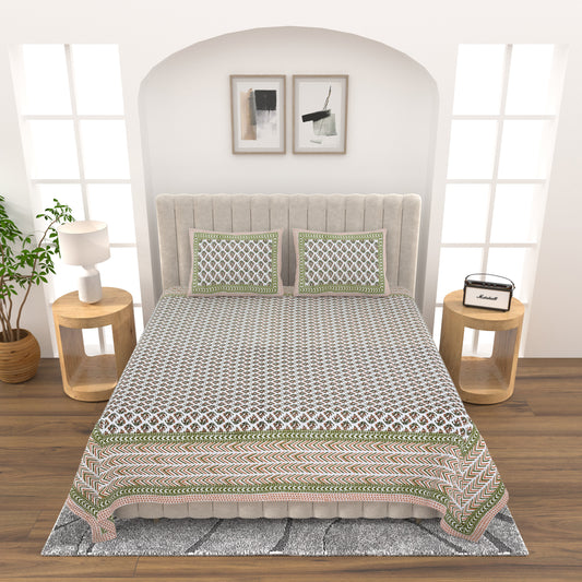 Flora - Double bed Bedsheet