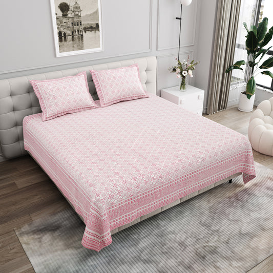 Canvas of Joy - King Size Bedsheet