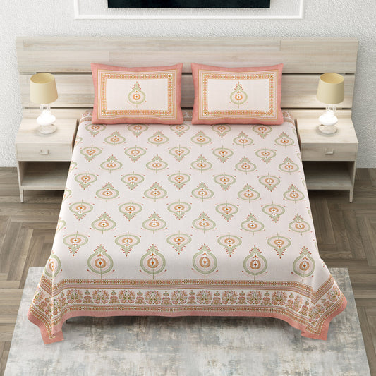 Zardozi Grace - King Size Bedsheet
