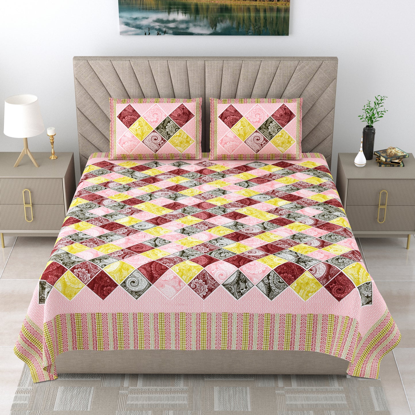 Royal Canopy - Double bed Bedsheet