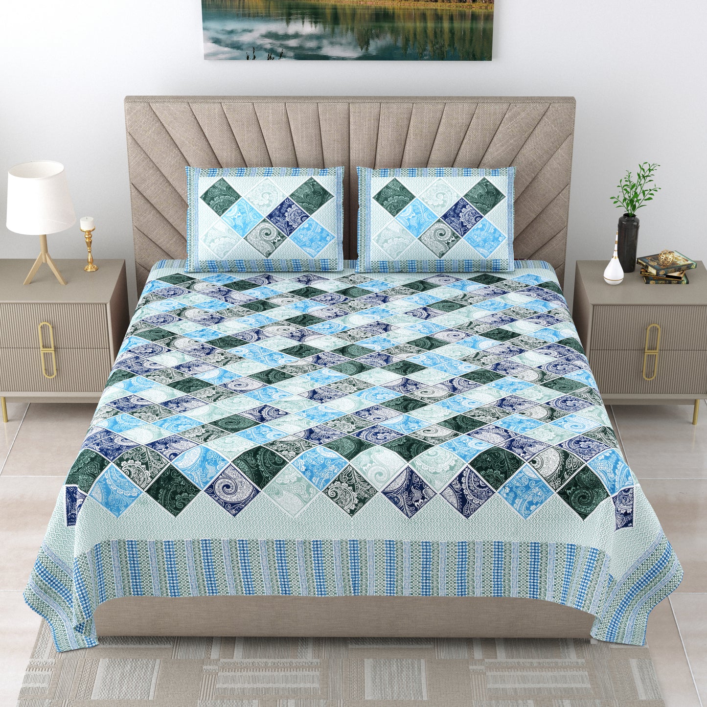 Royal Canopy - Double bed Bedsheet