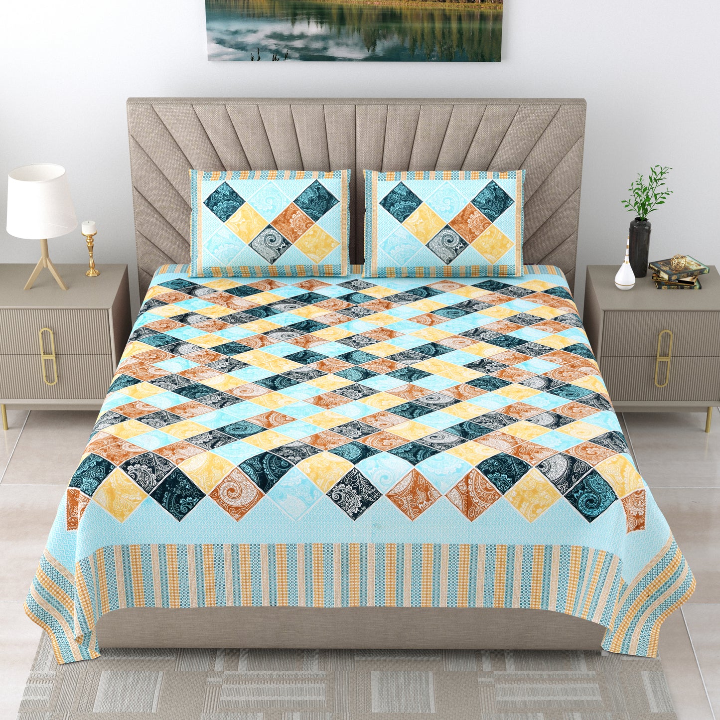 Royal Canopy - Double bed Bedsheet