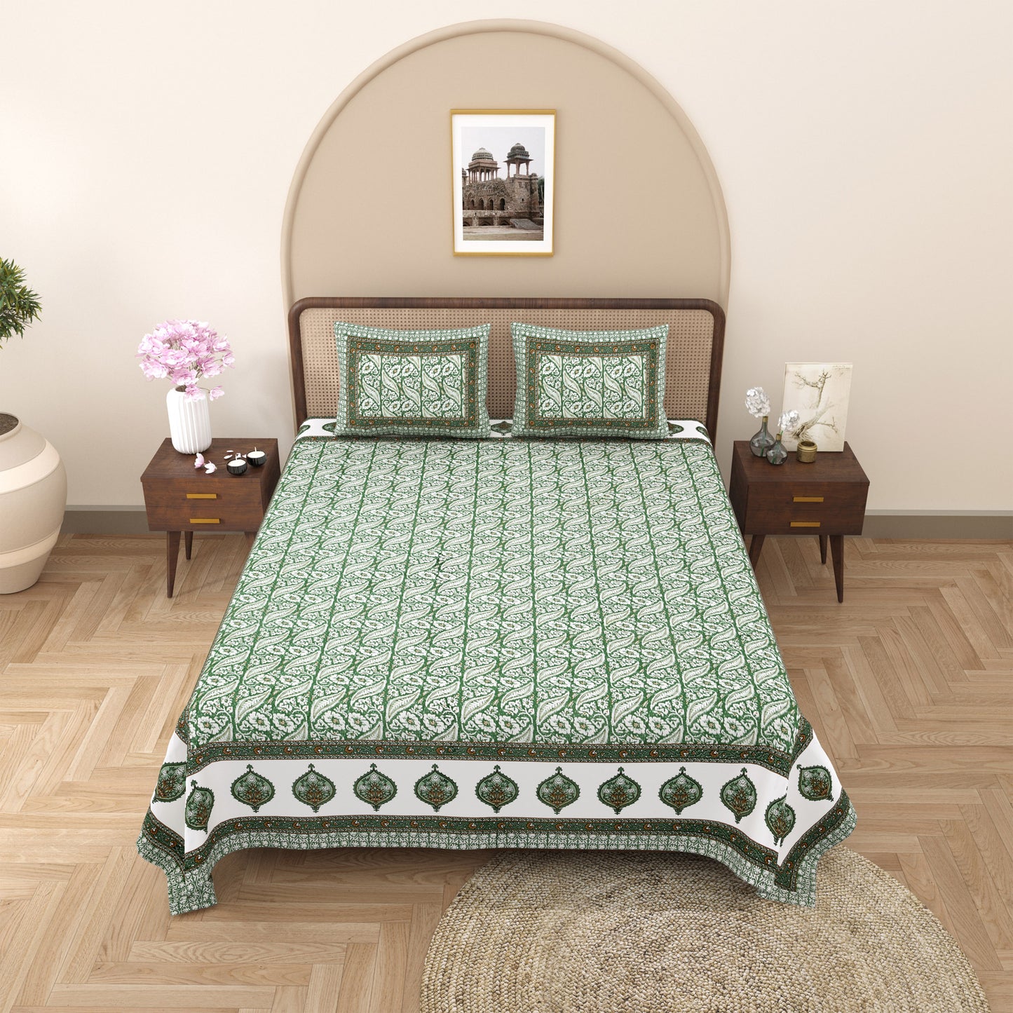 Boho Baagh - Double bed Bedsheet