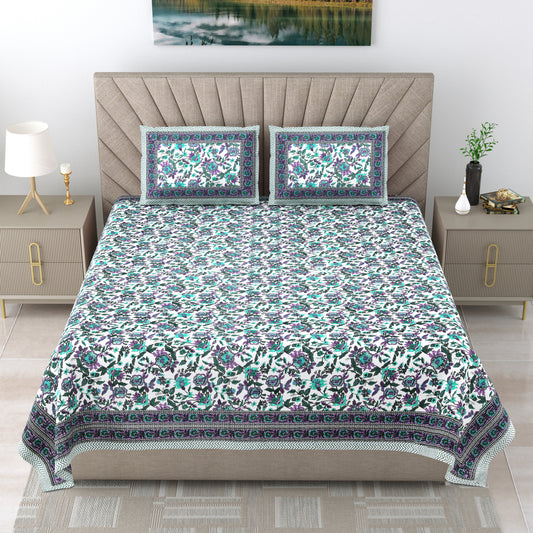 Island Flora - Double bed Bedsheet