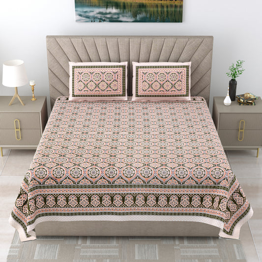 Verde Vibe - Double bed Bedsheet