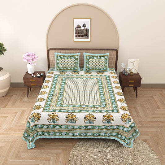 Threaded Tradition - Double bed Bedsheet