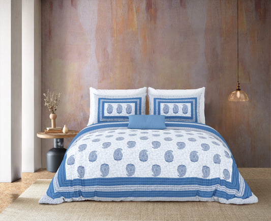 Cloud & Color - Double bed Bedsheet