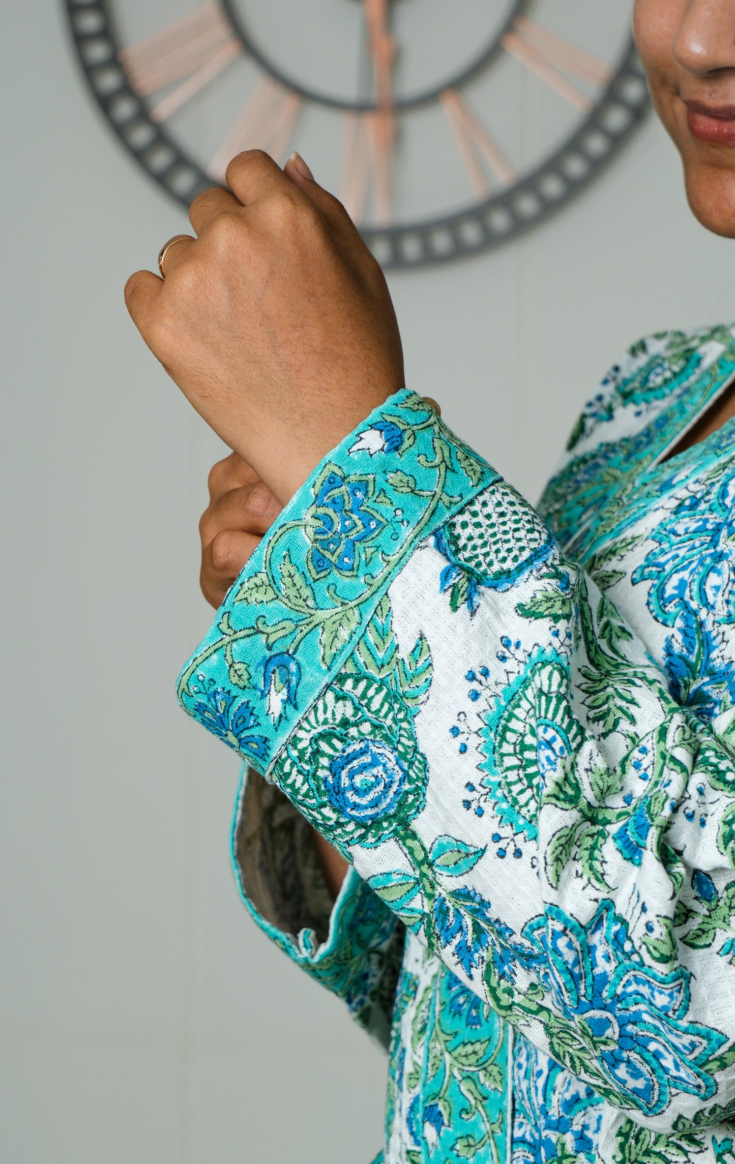 Ocean Vine - Jaipuri Bathrobe