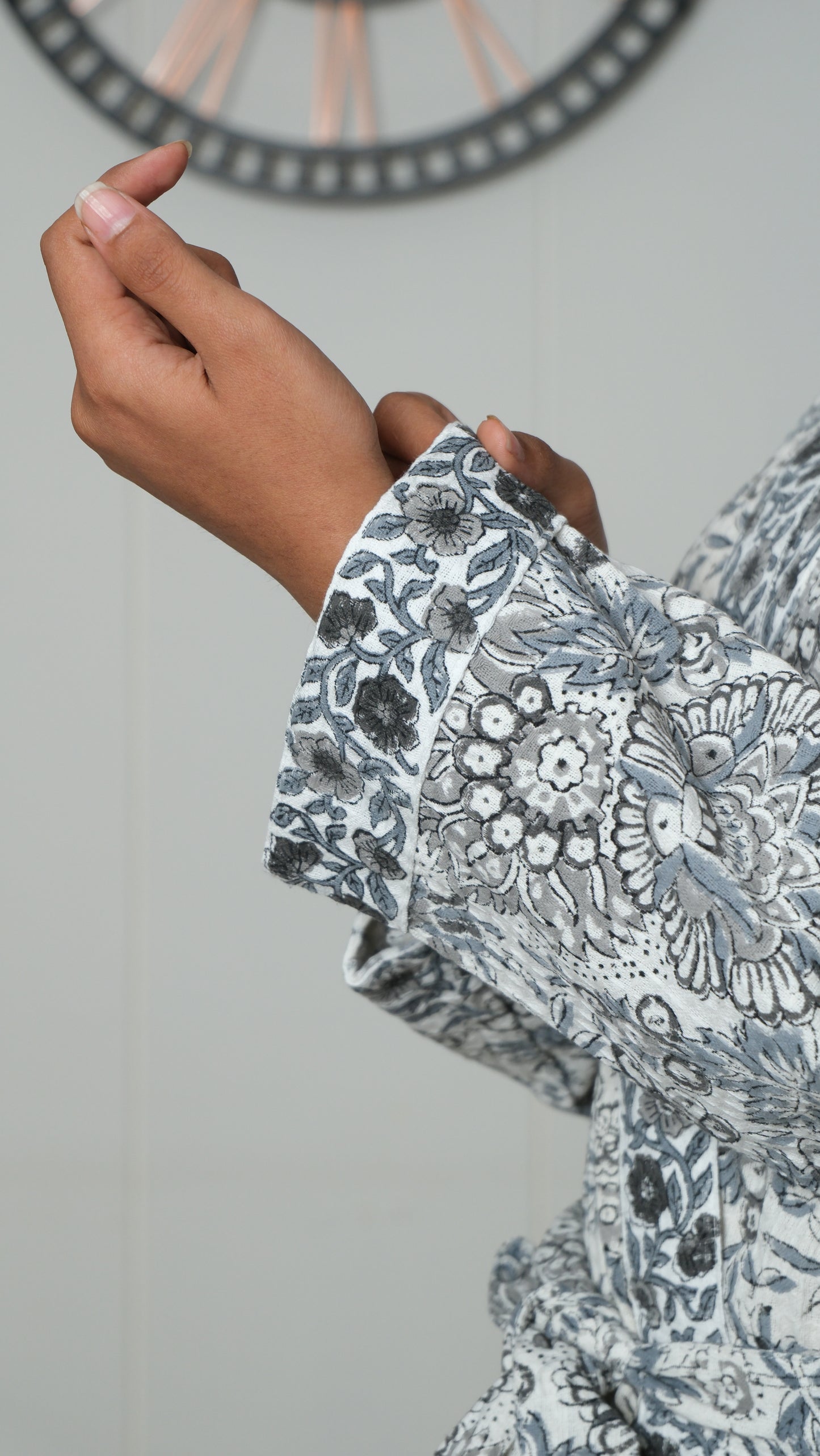 Twilight Garden - Jaipuri Bathrobe