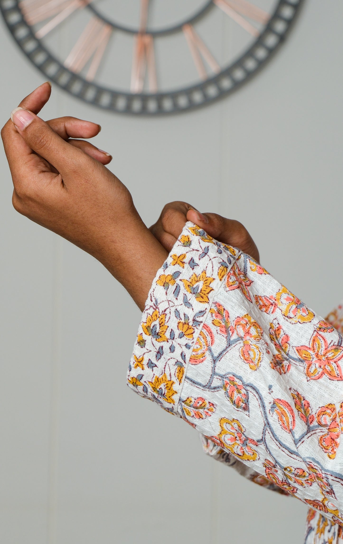 Rustic Bloom - Jaipuri Bathrobe