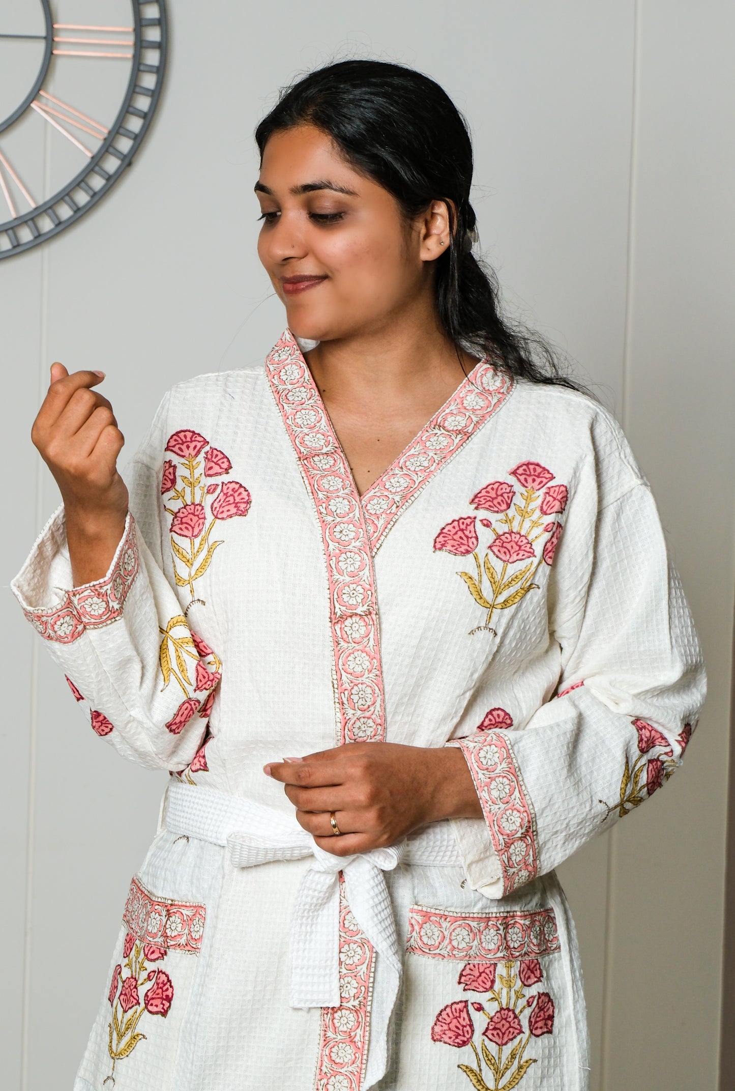 Royal Bloom - Jaipuri Bathrobe