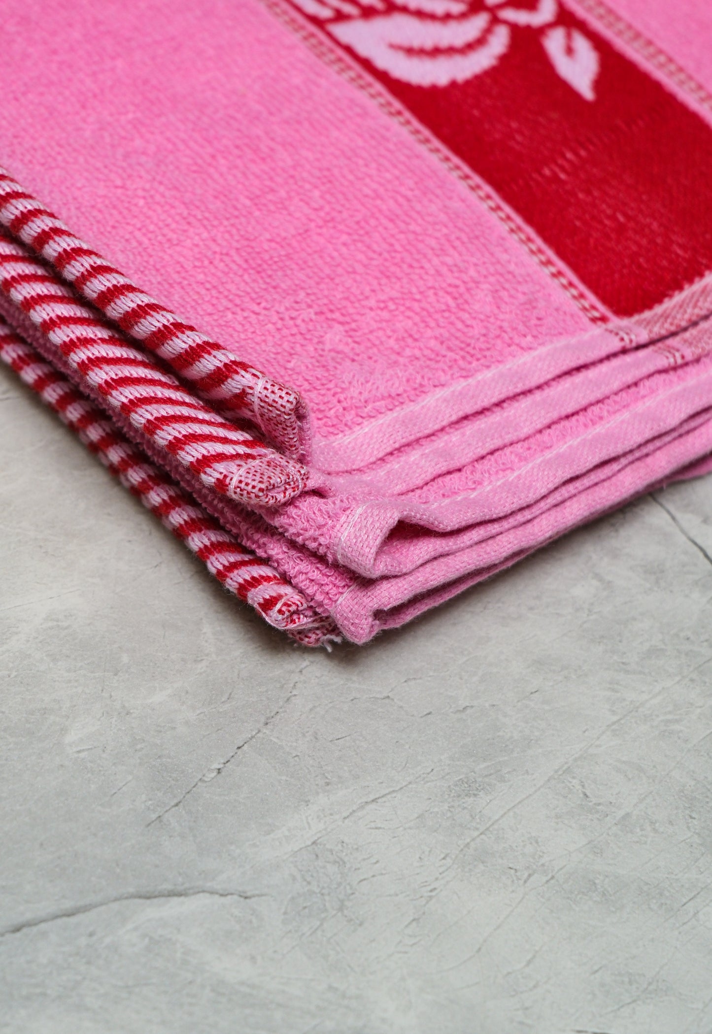 Rose Pink - Printed Towel