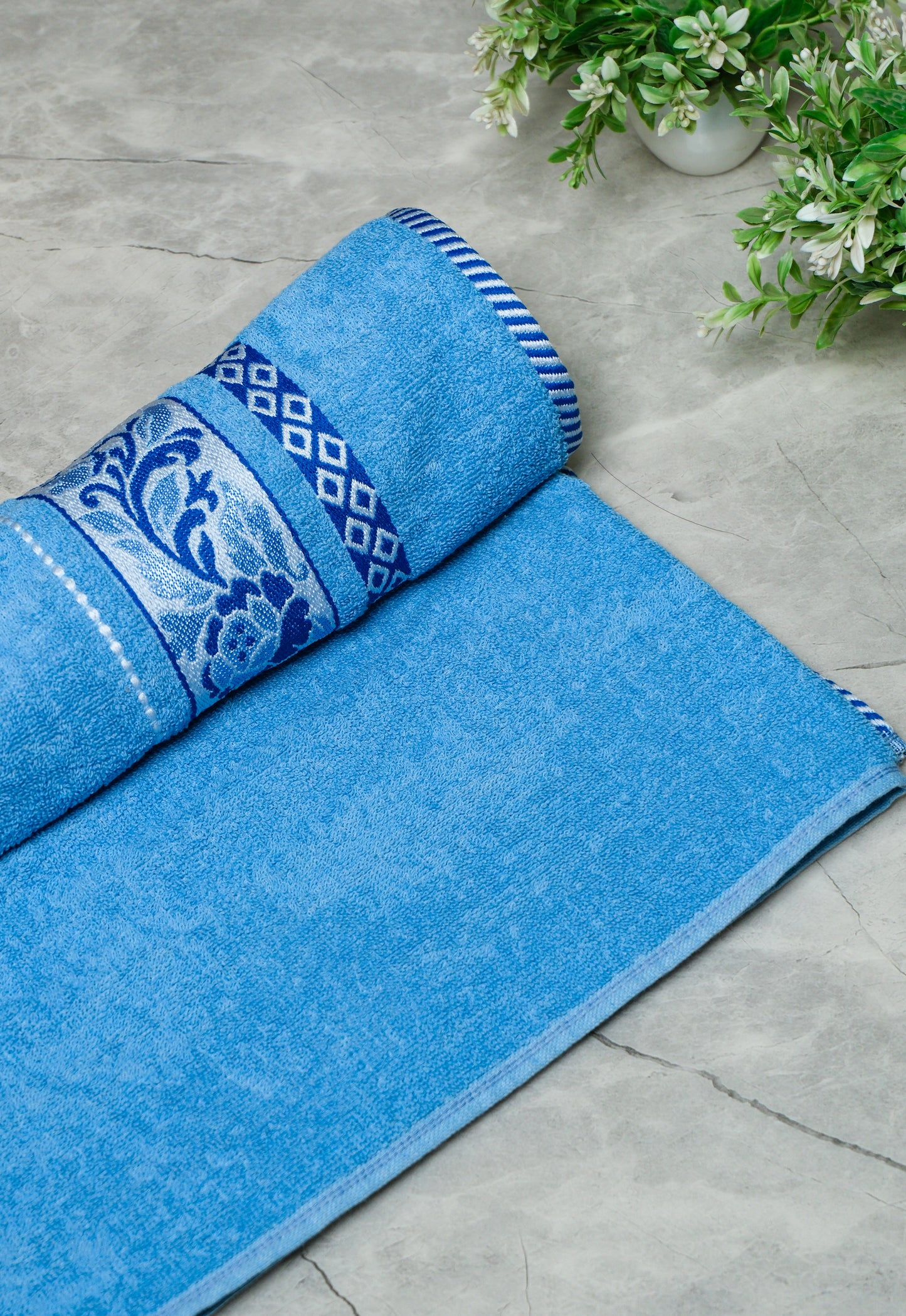 Bluebell Bloom - Printed Towel