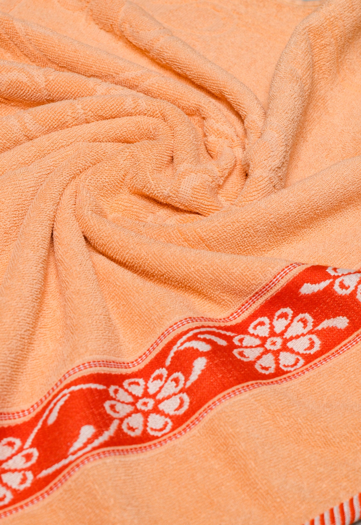 Sunset Orange - Printed Towel